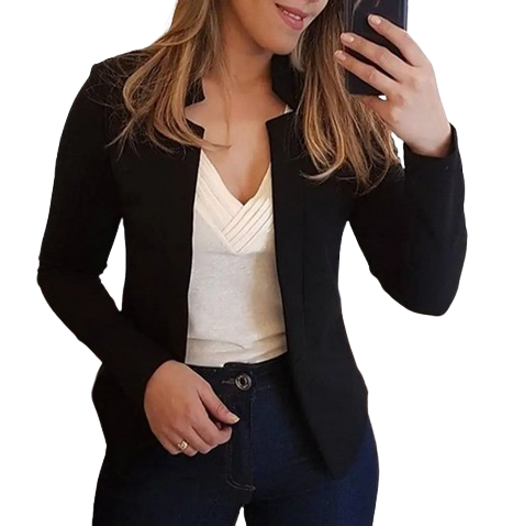 Blazer noir femme