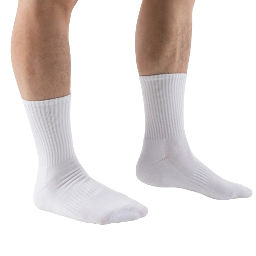 Chaussettes blanches hautes